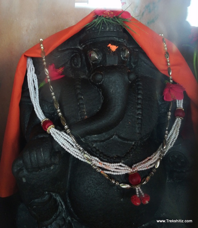 Ganesh Idole at main entrance Bahadurwadi gad